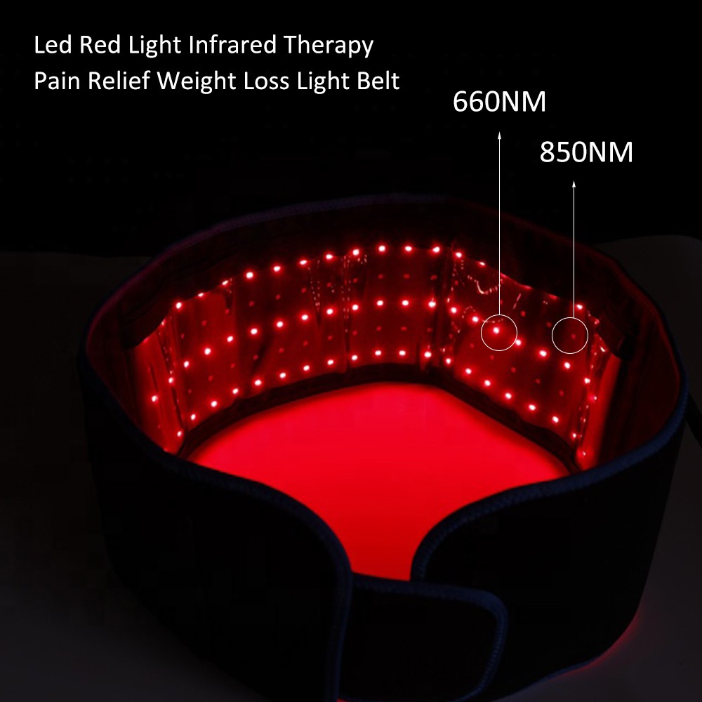  2Pcs Infrared Red Light Therapy Arm Belt,C, Portable Red Light Therapy Pad for Joint Pain Relief