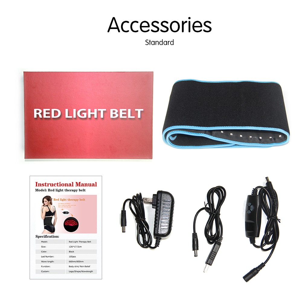  2Pcs Infrared Red Light Therapy Arm Belt,C, Portable Red Light Therapy Pad for Joint Pain Relief