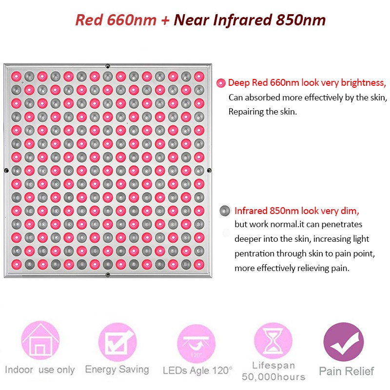  660nm 850nm Whole Body Infrared Light Therapy 45W Red Light Therapy LED Therapy Light