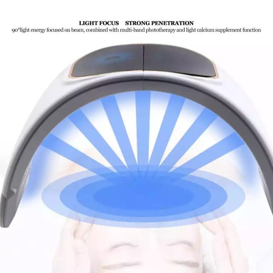 7 Colors PDT Facial Mask LED Light Therapy 2 in 1 Skin Rejuvenation Machine Spa Acne Remover Anti-Wrinkle And Heating Treatment