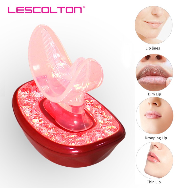 Electric Lip Plumper LED light therapy Automatic Beauty Device 