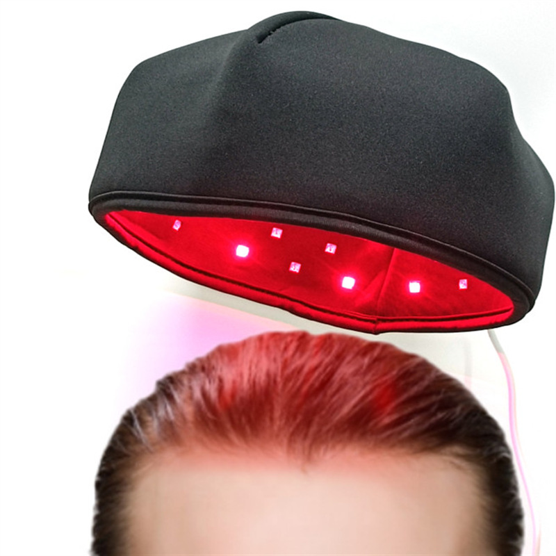 Head Cap with Red Light 660nm and Infrared Light 850nm Wavelength Cap For Hair Regrowth Alcerhaimer Treatments