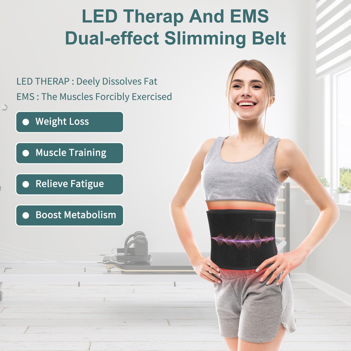 Infrared EMS Massage Weight Loss Belt