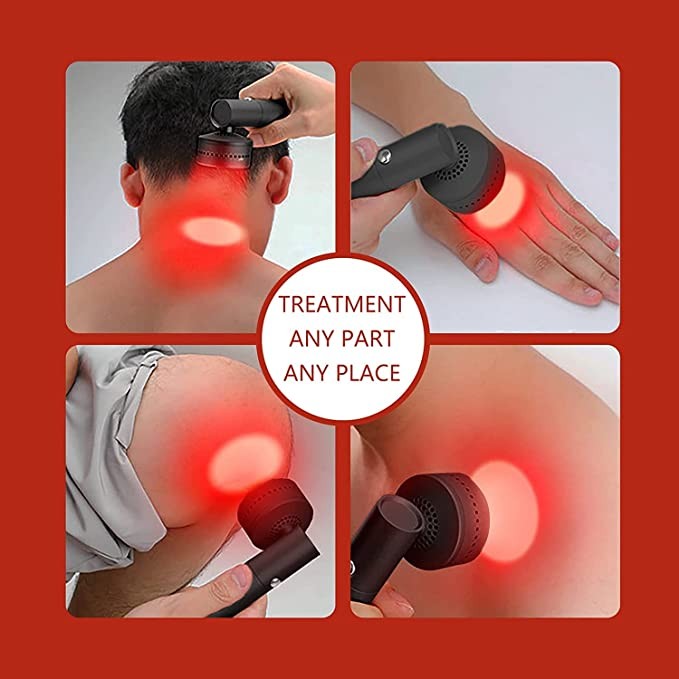 Infrared Light Therapy with [630x660x850nm] Wavelength, Near Infrared Light Therapy for Knee, Feet, Muscle Relief