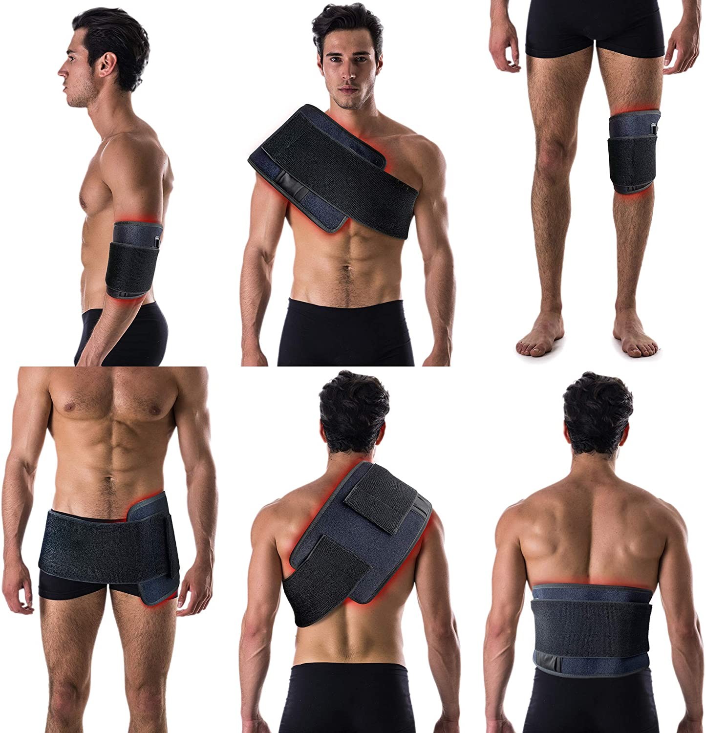 Infrared Relief Flexible Wearable Wrap Deep Therapy Pad For Body Slim Back Shoulder Joints Muscle Pain Red Light Therapy Belt