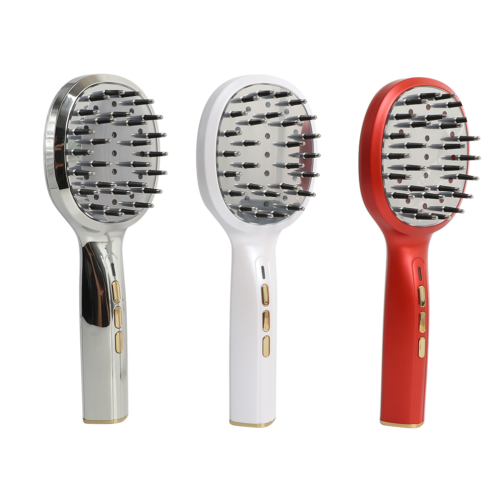 LED Light Therapy Comb for Hair Growth EMS Microcurrent Scalp Massager Root comb Brush Hair Care