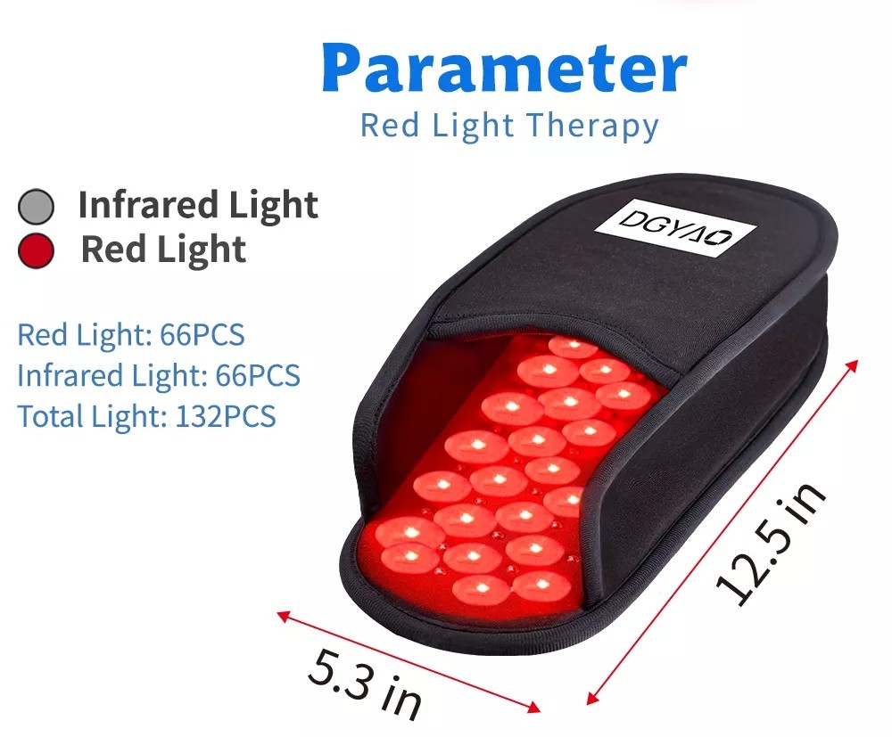  Led Red Near Infrared Light Therapy Device Slipper for Foot Feet Toes Instep Pain Relief