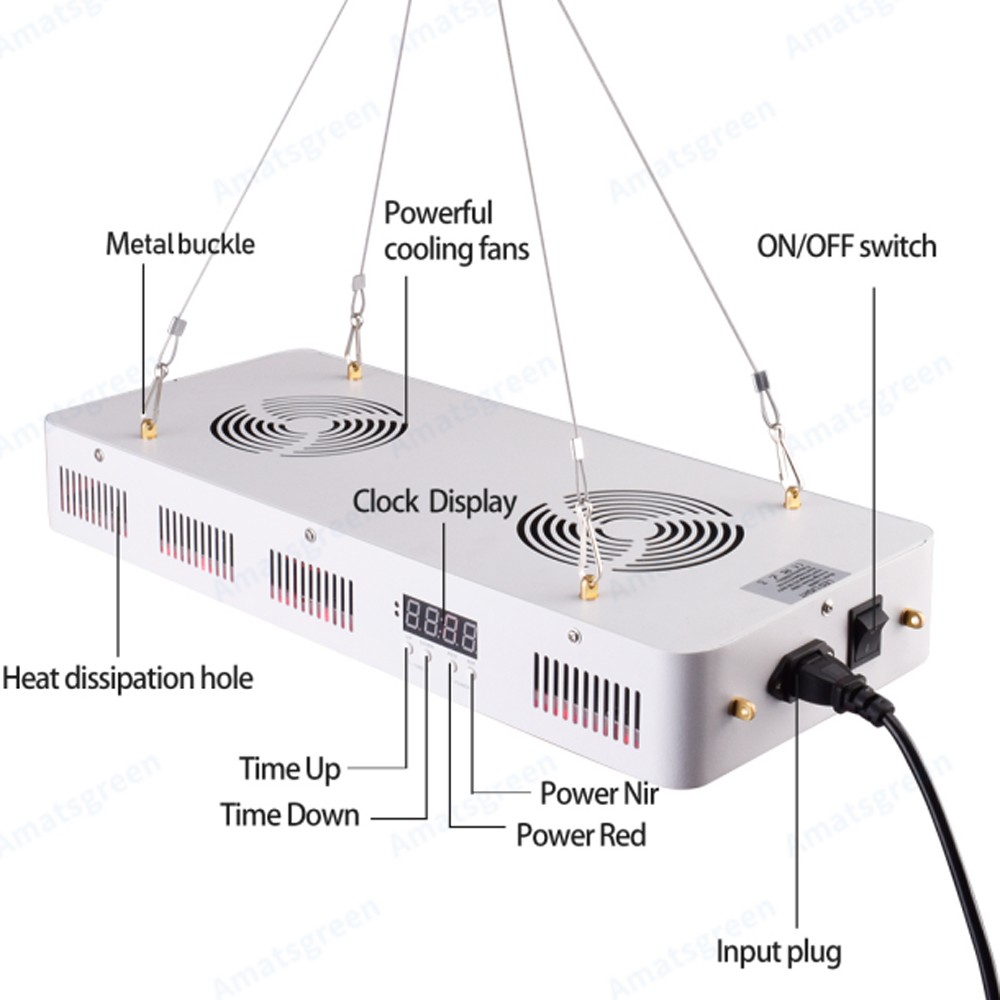 300W 500W 1000W 630nm 660nm LED Red Light Therapy 810nm 830nm 850nm Near-infrared LED Therapy Light for full body,Red Grow Ligh