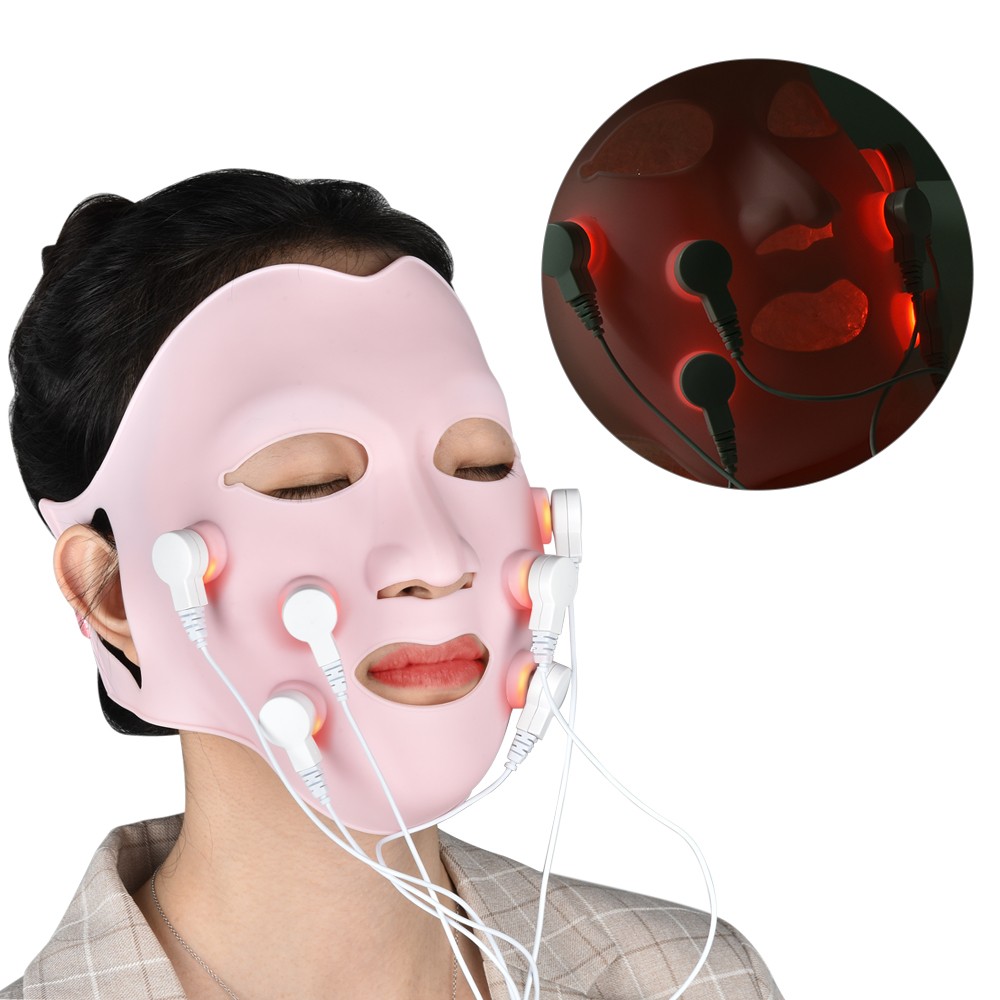 Photon Therapy Soft Gel Face Mask With Controller Acupoint 