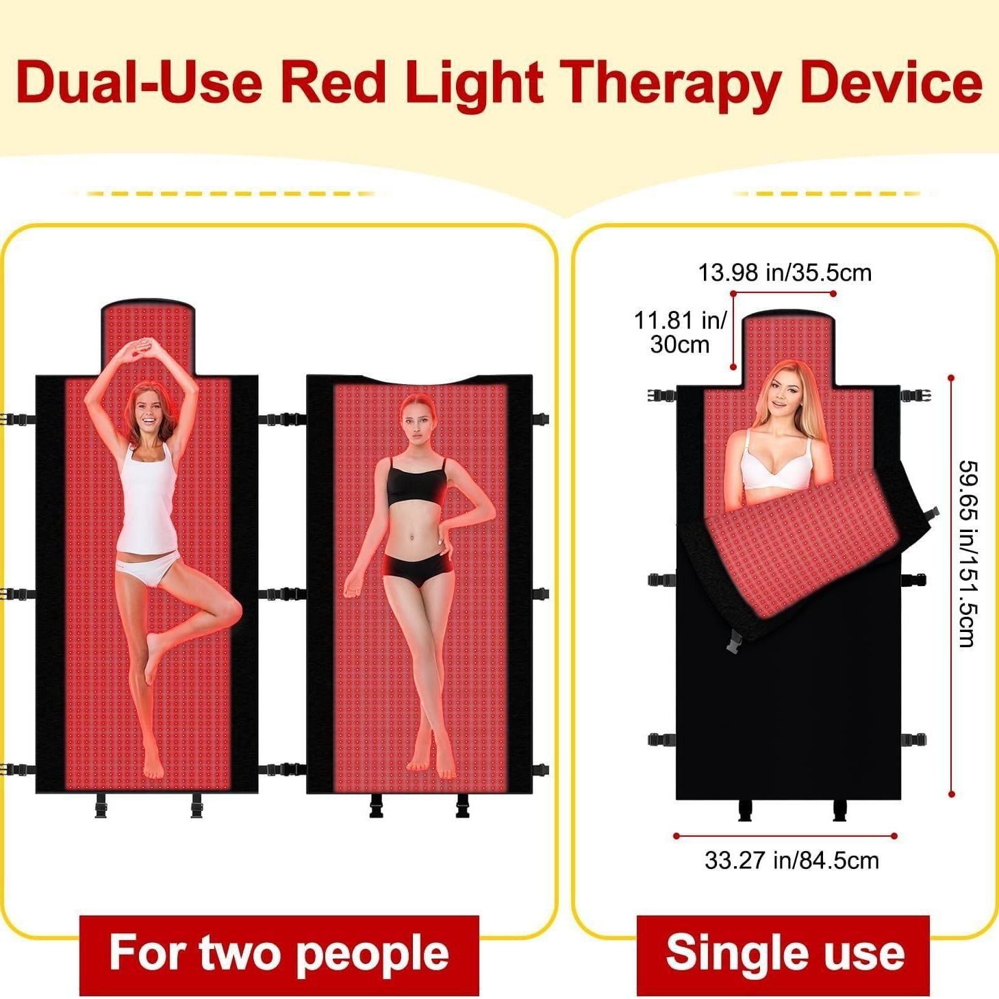 Red Infrared Light Therapy Mat Home Use Salon  Infrared Sauna Bed Heating Blanket Heated Red Light Therapy Sleeping Bag