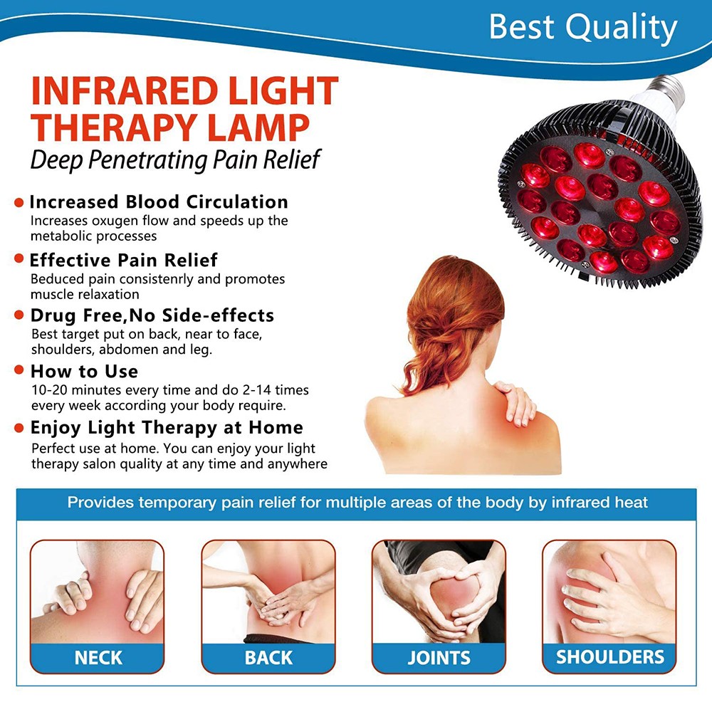 Red Light Therapy Lamp 18 / 54W LED Infrared Light Light Therapy Therapy Device 660nm 850nm Infrared Combo Skin Care Pain Relief Health Care