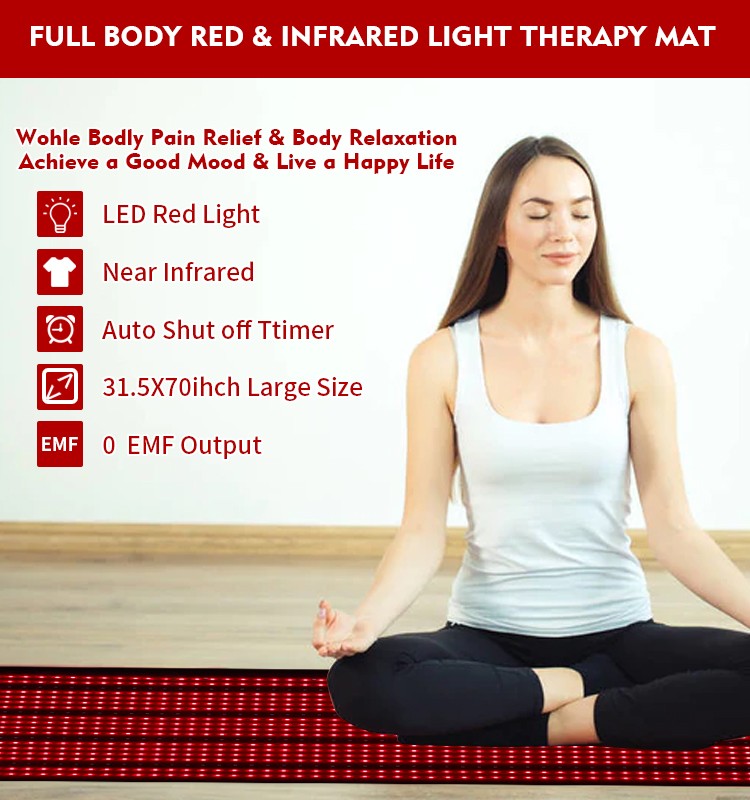 Red Light Therapy with Infrared Red Light Blanket 1800*800mm with 1280 LED Lamp Beads