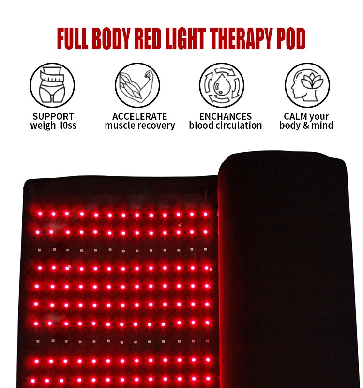 Red Light Therapy with Infrared Red Light Blanket 1800*800mm with 1280 LED Lamp Beads