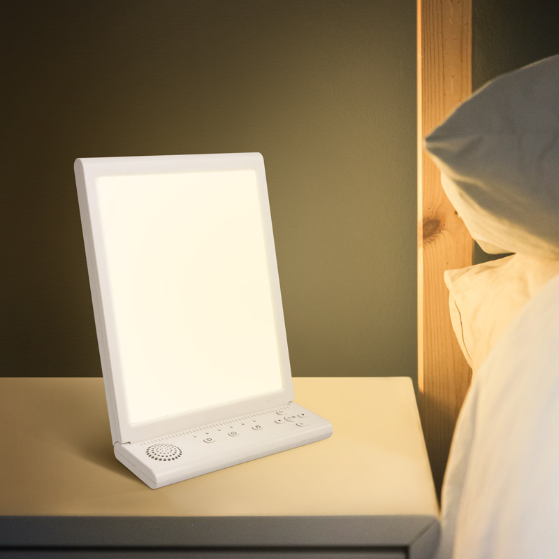 Seasonal Affective Disorder 10000lux Daylight SAD Light Therapy Lamp White Noise Phototherapy Table Sad Lamp