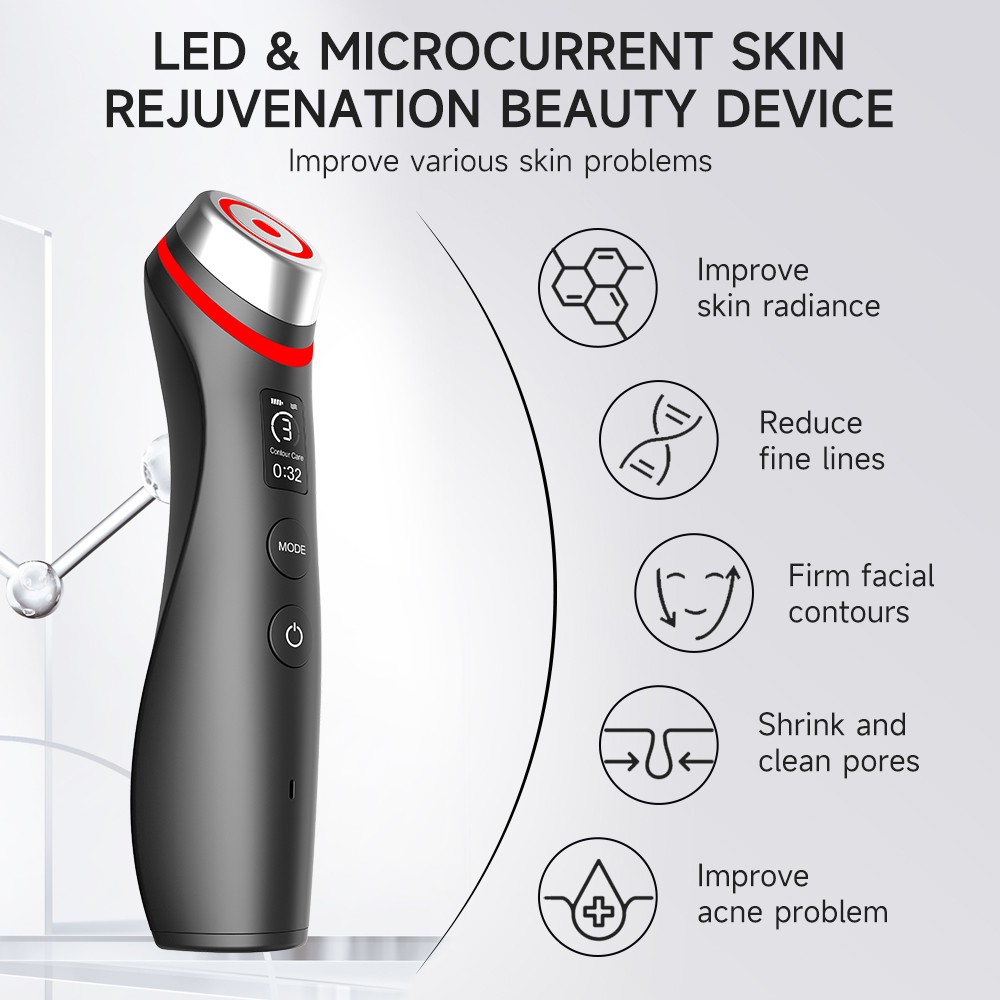 Skin Tightening Machine Face Lifting Device For Wrinkle Anti Aging EMS Skin Rejuvenation Facial Massager