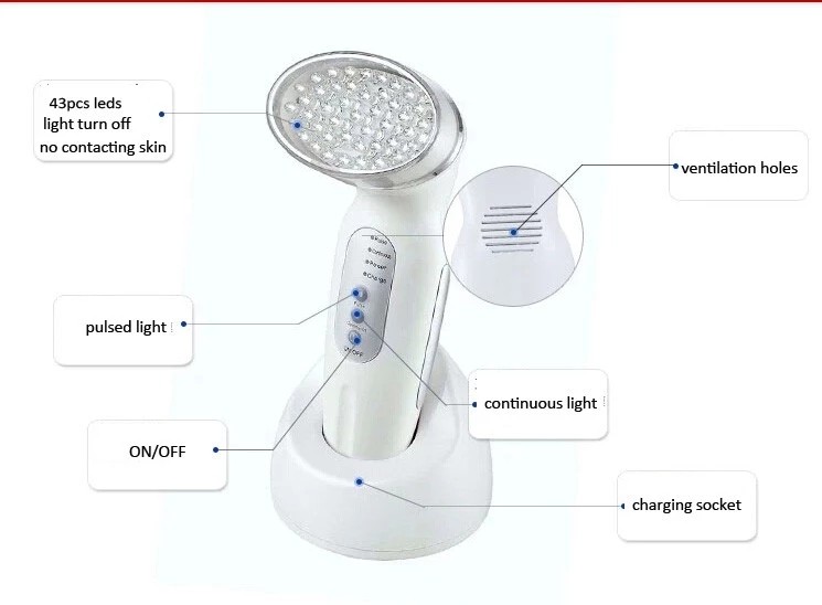 anti wrinkle products new led light skin rejuvenation ultrasonic face pore cleaner best selling beauty 